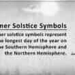 Summer Solstice Symbols