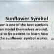 Sunflower Symbol