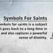 Symbols For Saints