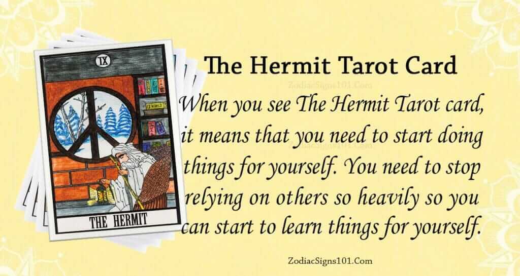 The Hermit Tarot Card