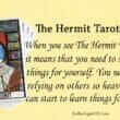 The Hermit Tarot Card