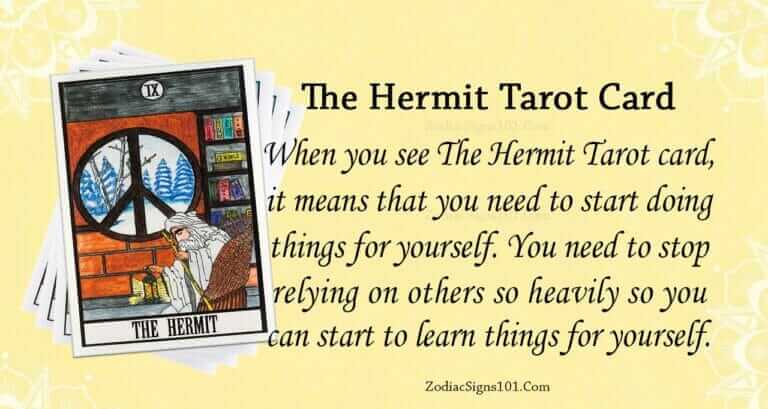 The Hermit Tarot Card