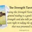 The Strength Tarot Card