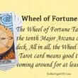 Wheel Of Fortune Tarot Card