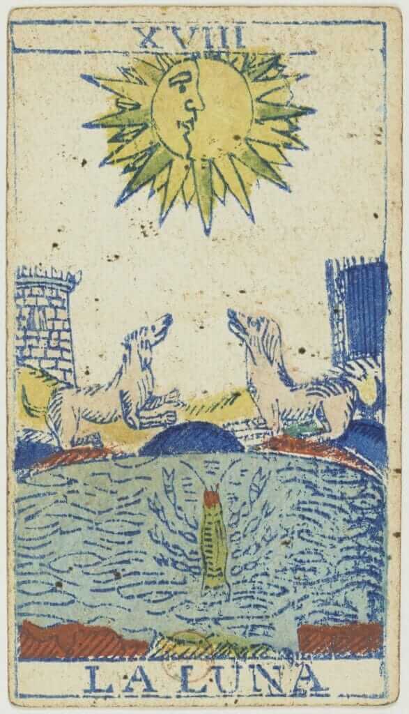 Moon Tarot Card