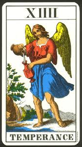 Temperance tarot card