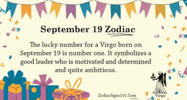 September 19 Zodiac