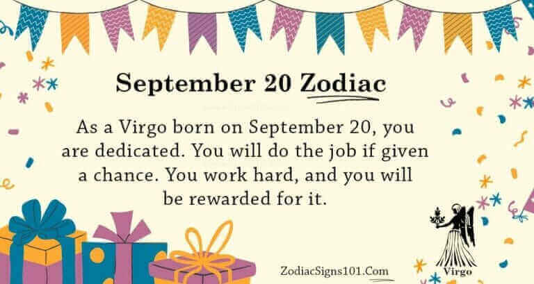 September 20 Zodiac