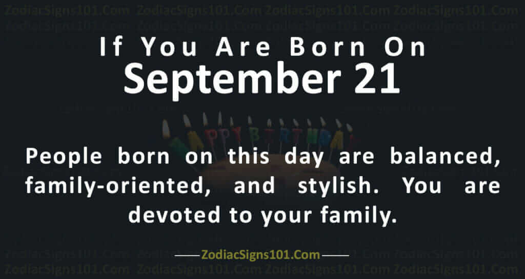 September 21 Birthday