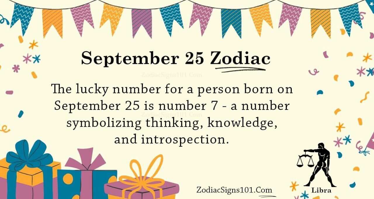 September 25 Zodiac
