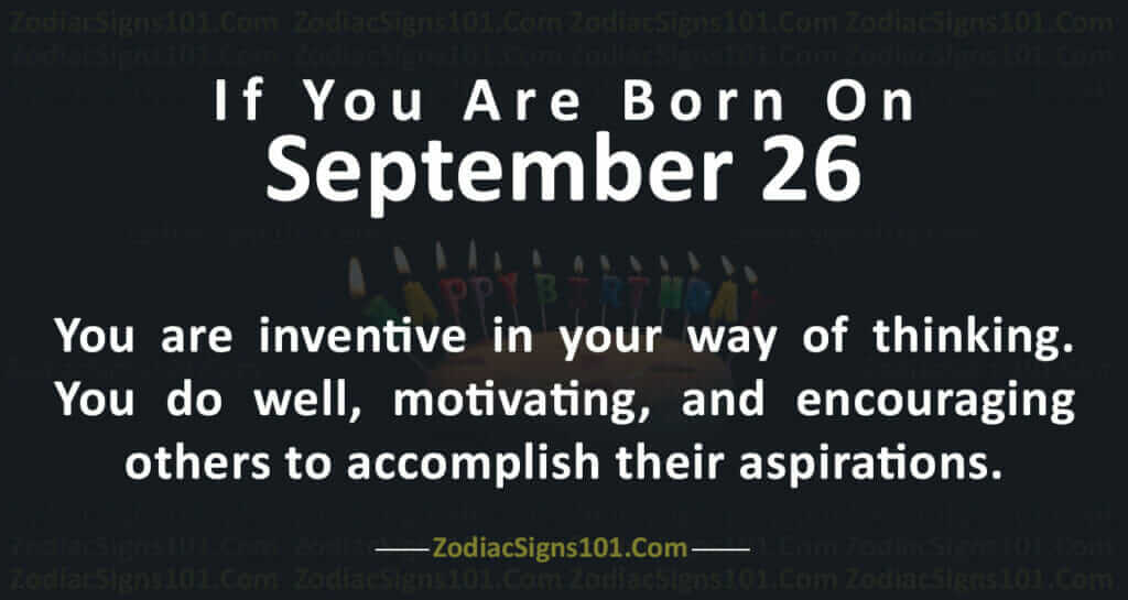 september 26 birthday