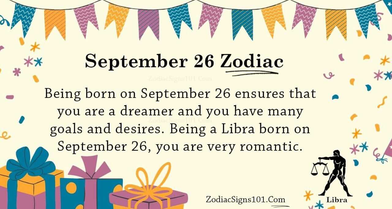 26 september zodiac