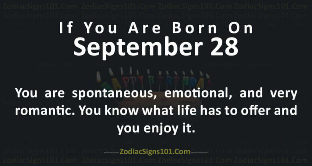 september 28 birthday