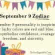 September 9 Zodiac