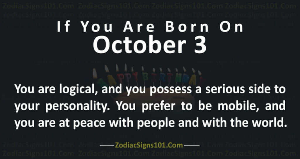october 3 birthday