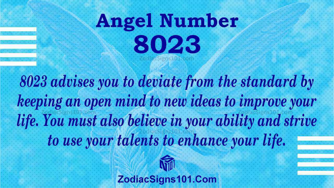 8023 Angel Number