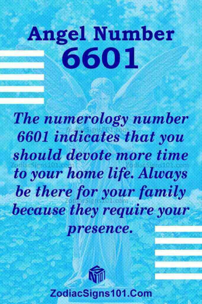 6601 Angel Number 