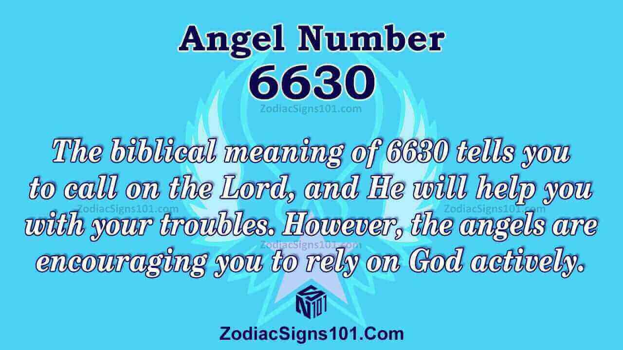 6630 Angel Number