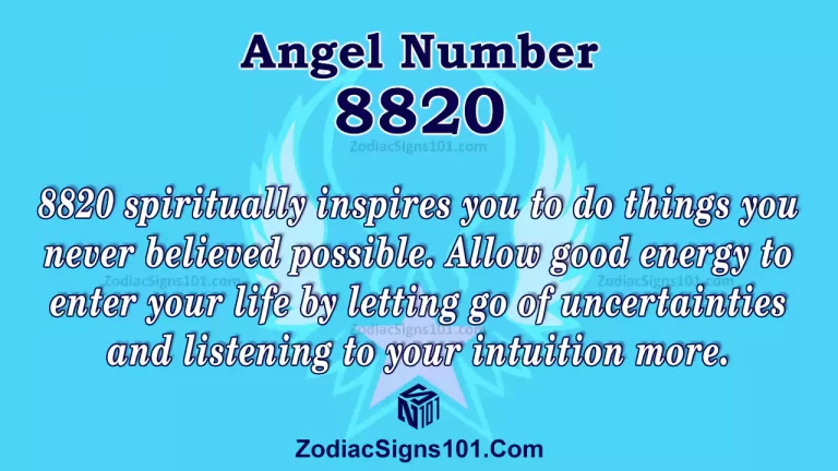 8820 Angel Number