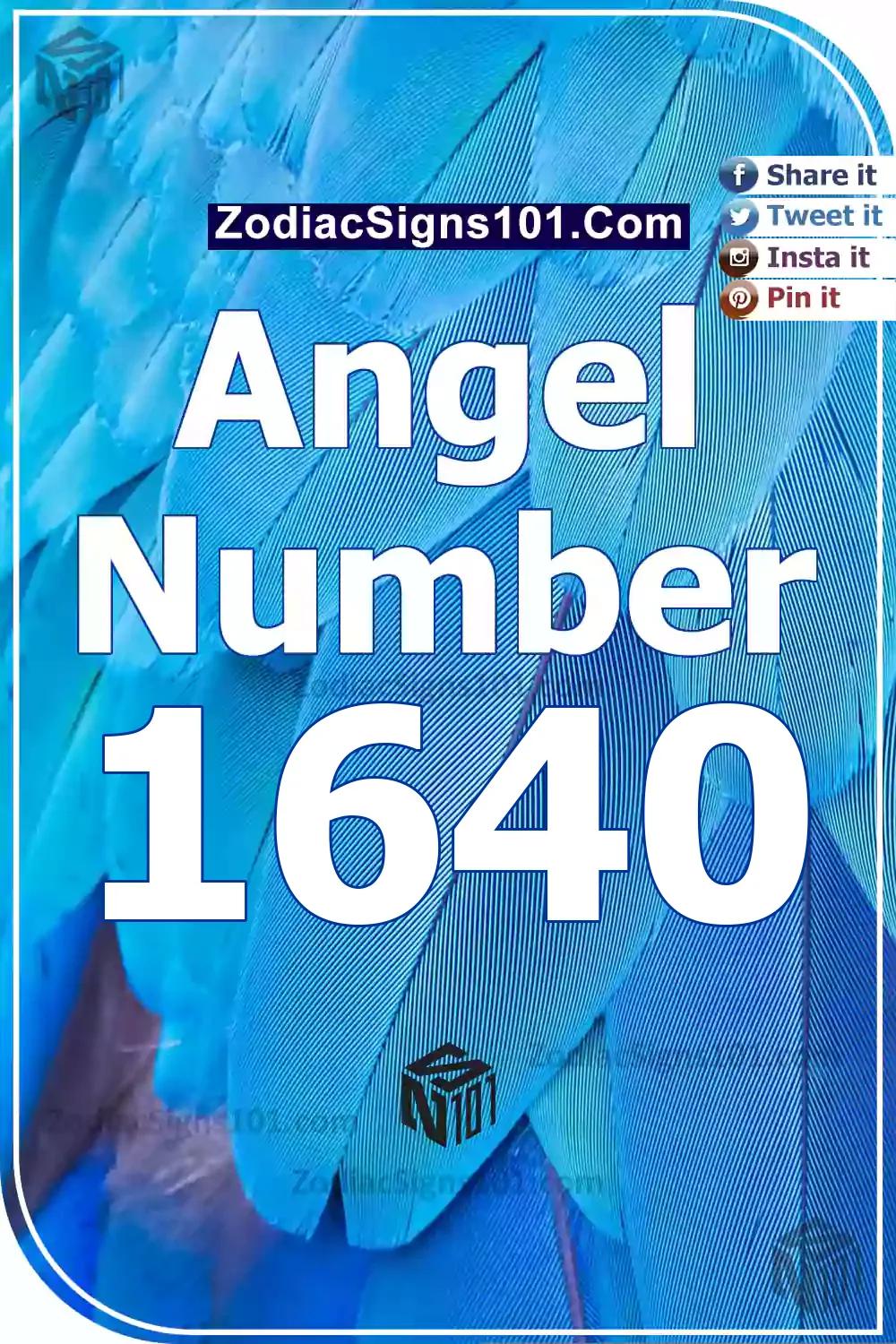 1640 Angel Number Meaning