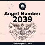 2039 Angel Number Spiritual Meaning And Significance