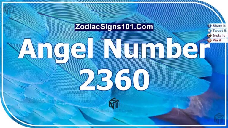 2360 Angel Number Spiritual Meaning And Significance