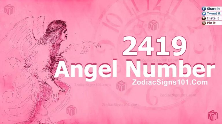 2419 Angel Number Spiritual Meaning And Significance