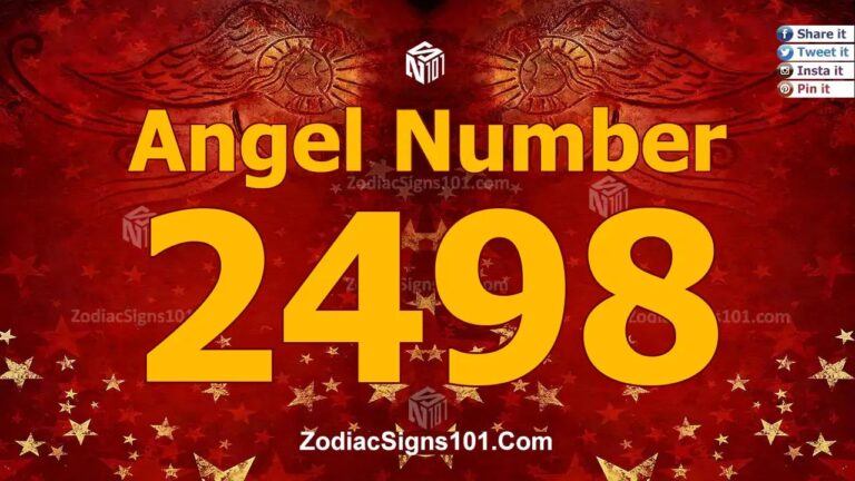 2498 Angel Number Spiritual Meaning And Significance