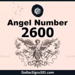 2600 Angel Number Spiritual Meaning And Significance