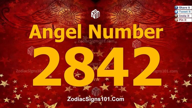 2842 Angel Number Spiritual Meaning And Significance