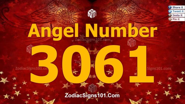 3061 Angel Number Spiritual Meaning And Significance