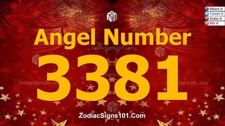 3381 Angel Number Spiritual Meaning And Significance