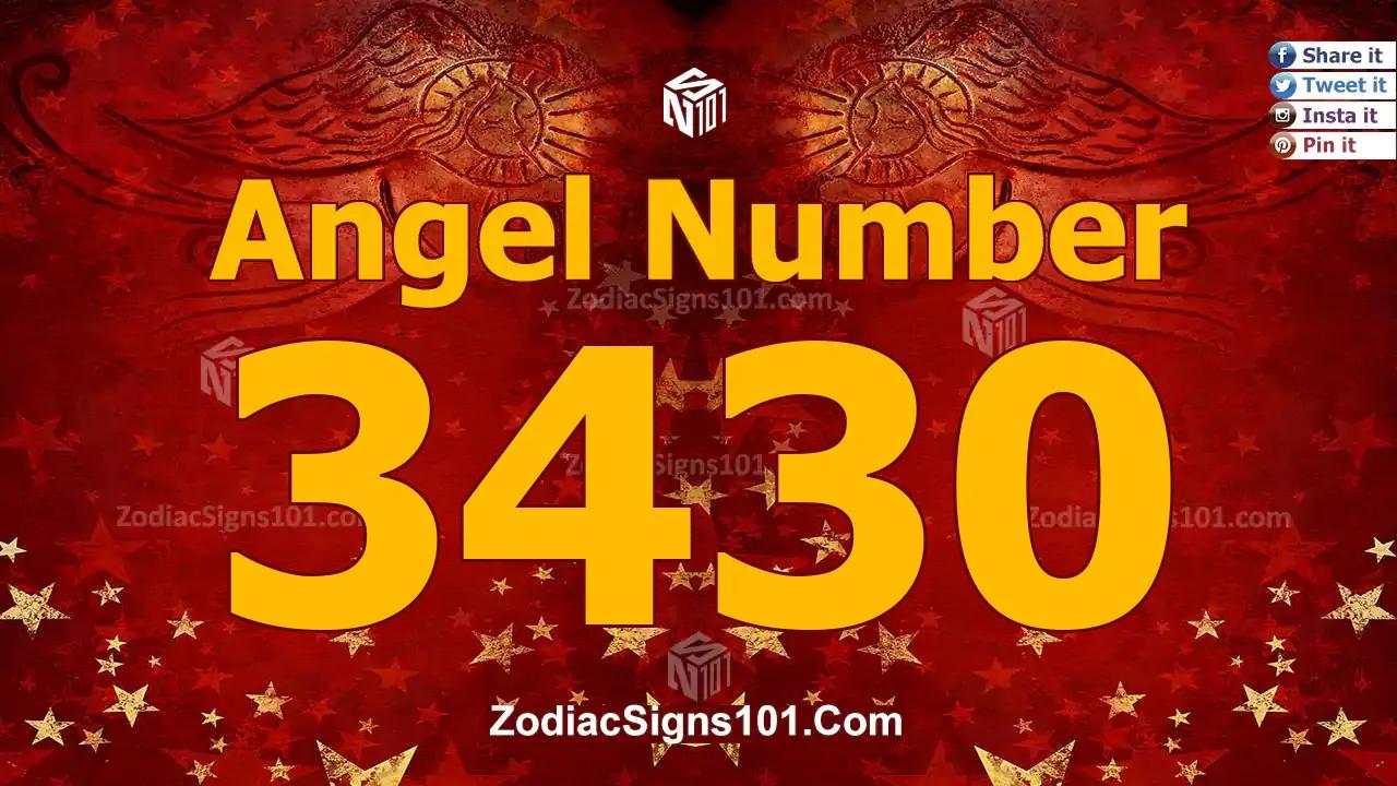 3430 Angel Number Spiritual Meaning And Significance