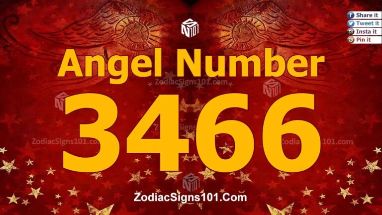 3466 Angel Number Spiritual Meaning And Significance