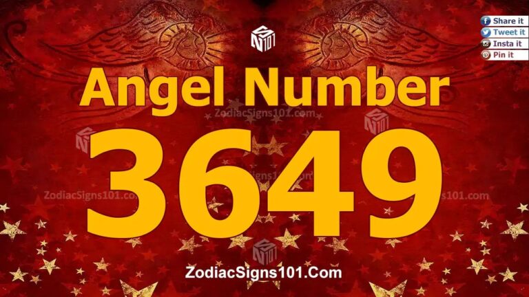 3649 Angel Number Spiritual Meaning And Significance