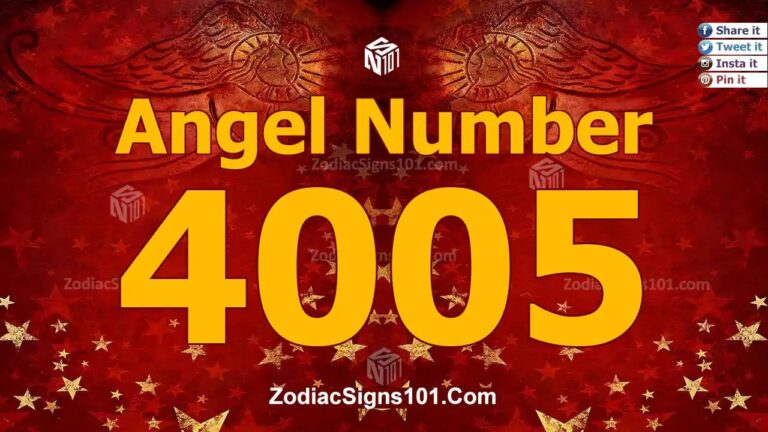 4005 Angel Number Spiritual Meaning And Significance