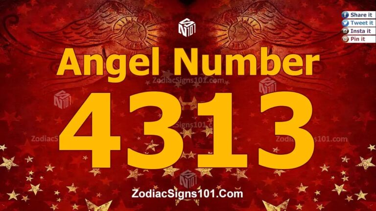 4313 Angel Number Spiritual Meaning And Significance