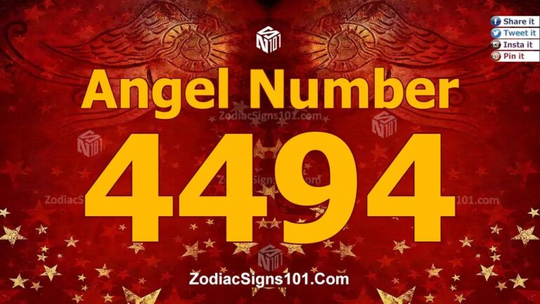 4494 Angel Number Spiritual Meaning And Significance