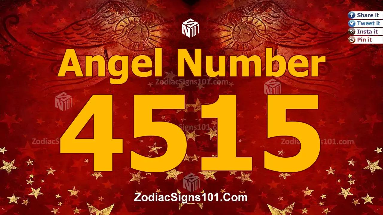 4515 Angel Number Spiritual Meaning And Significance