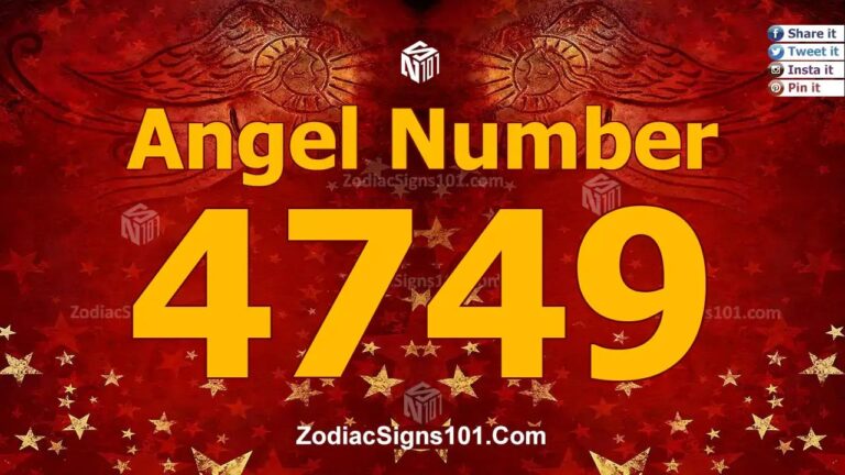 4749 Angel Number Spiritual Meaning And Significance