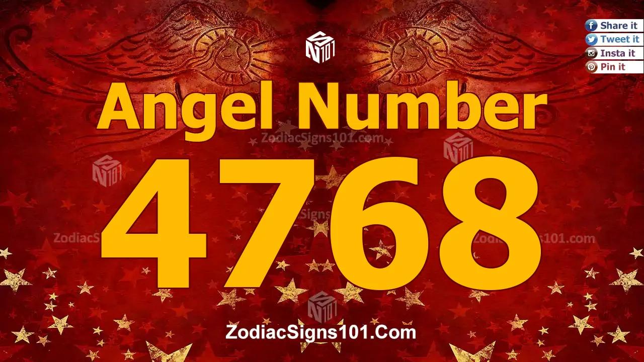 4768 Angel Number Spiritual Meaning And Significance