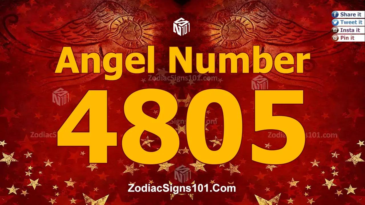 4805 Angel Number Spiritual Meaning And Significance