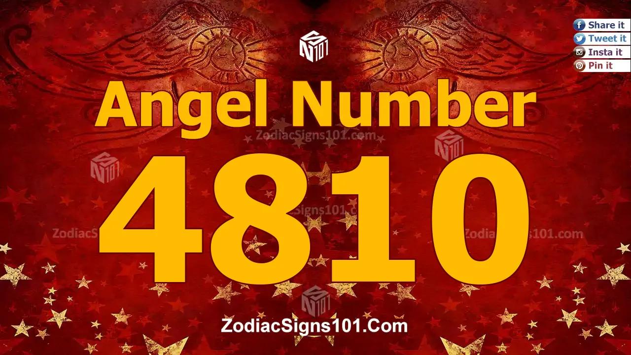 4810 Angel Number Spiritual Meaning And Significance