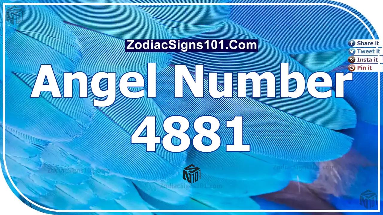 4881 Angel Number Spiritual Meaning And Significance