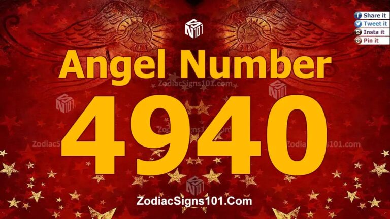 4940 Angel Number Spiritual Meaning And Significance