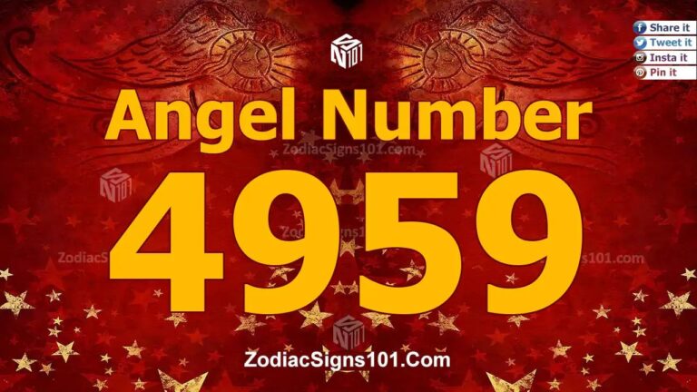 4959 Angel Number Spiritual Meaning And Significance