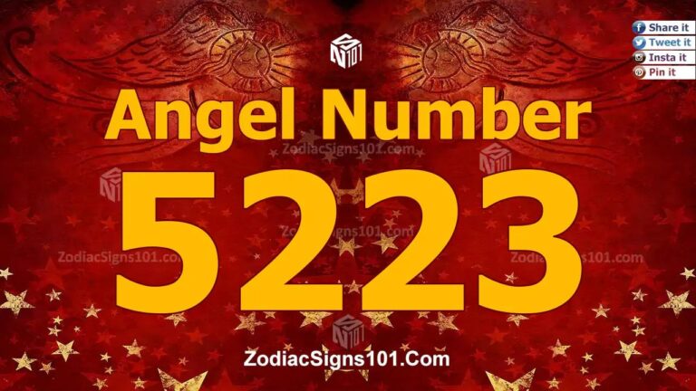 5223 Angel Number Spiritual Meaning And Significance