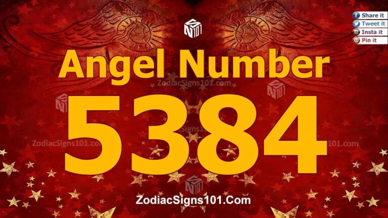 5384 Angel Number Spiritual Meaning And Significance