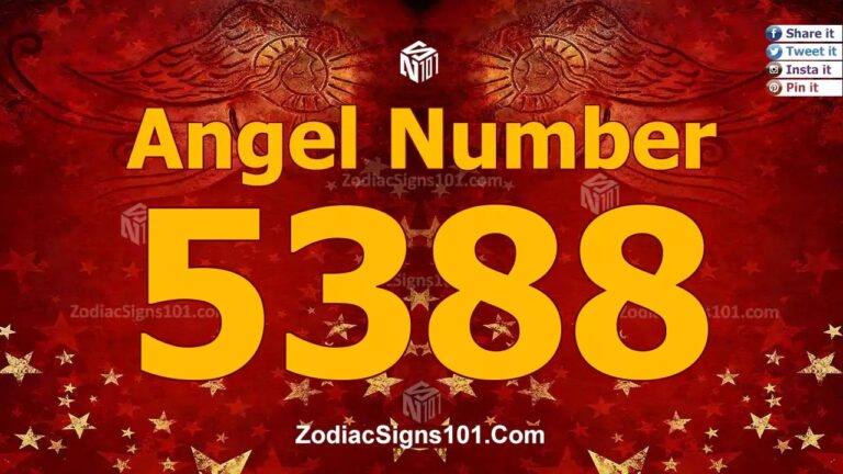 5388 Angel Number Spiritual Meaning And Significance