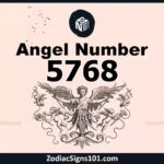 5768 Angel Number Spiritual Meaning And Significance